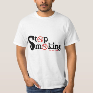 Rauchen von T - Shirt für Zigaretten
