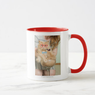 Rauchende Katze Tasse
