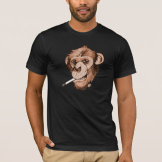rauchender Affe T-Shirt