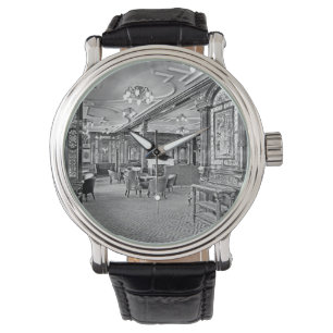 Rauchender Aufenthaltsraum titanisch Armbanduhr