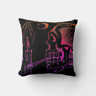 Rauchender Totenkopf Kissen
