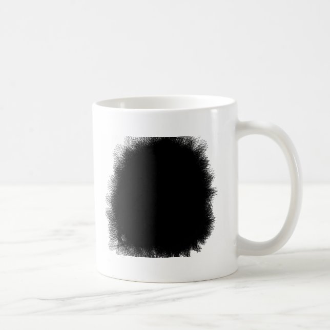 rauchendes Schwarzes und Dunkelheit im Kaffeetasse (Rechts)