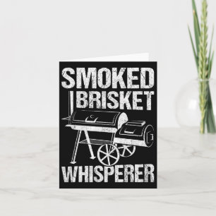Raucher-Brisket Whisperer Rauchen Fleisch Rbecue V Karte