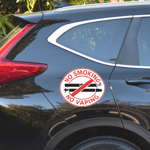 Raucher- und Dampferverbotsschild - Öffentliches G Aufkleber