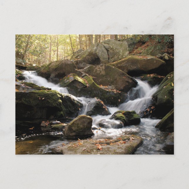 Raucher-Wasserfall II Postkarte (Vorderseite)