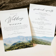 RAUCHERBERGE Hochzeit Begrüßungsreise