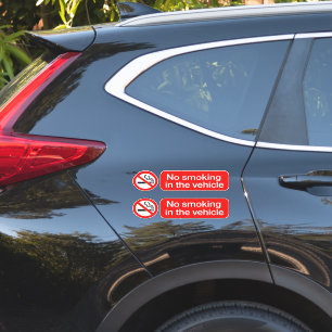 Raucherfreies Fahrzeug Schild - Auto & Truck Siche Aufkleber