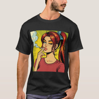 Raucherliebhaber | Pop-Art | Mädchen Stoner | Ziga T-Shirt