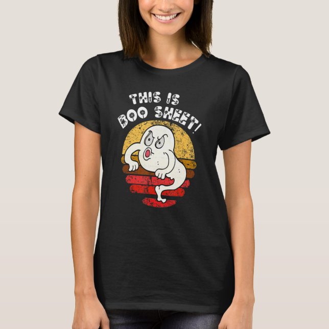 Räucherstück-Sonnenuntergang Halloween 1 T-Shirt (Vorderseite)
