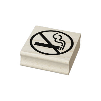 Raucherverbotsschild Gummistempel