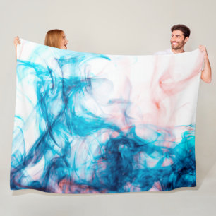 Rauchfarbe Fleecedecke