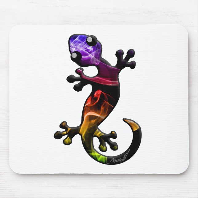 Rauchgecko-Eidechse Mousepad (Vorne)