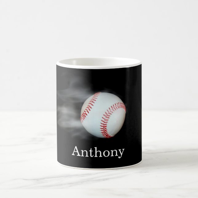 Rauchheiß-Baseball Kaffeetasse (Mittel)