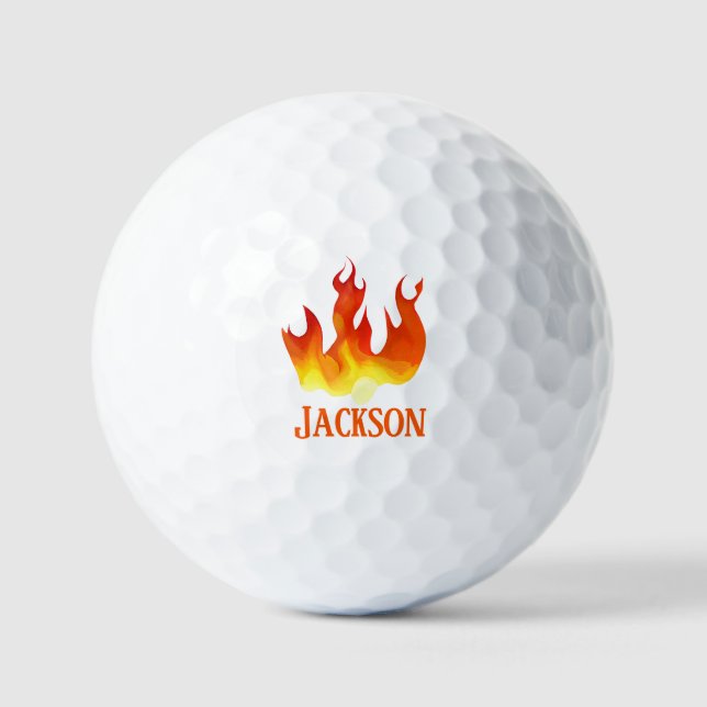Rauchheisse Golfbälle (Vorderseite)