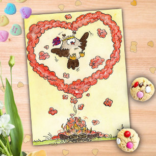 RAUCHHERZ Postkarte von Nicole Janes