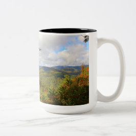 Rauchige Berge Zweifarbige Tasse