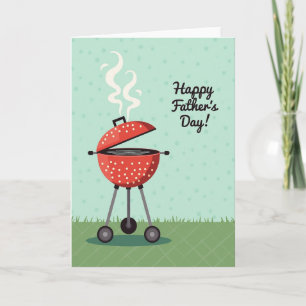 Rauchige Fathers Day Szene Karte