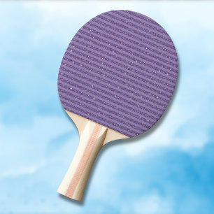 Rauchige Pflaumen-Glitter-Optik-Horizontale Streif Tischtennis Schläger