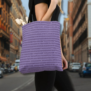 Rauchige Pflaumen-Glitter-Optik mit horizontalen S Tasche