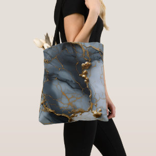 Rauchiger Onyx-Marmor mit goldenen Adern Tasche