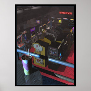 Rauchiger Spiel-Raum Poster