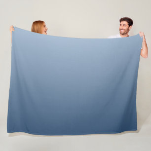 Rauchiges Blau Harmonisches Licht zu dunklen Schat Fleecedecke