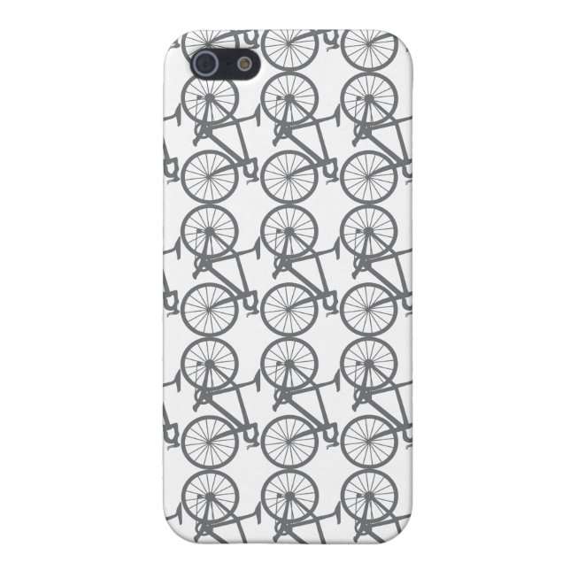 Rauchiges Grau-Fahrrad iPhone Fall Hülle (Hinten)
