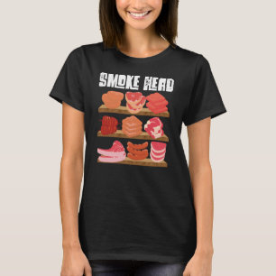 Rauchkopf-Räuchergrill-Barbecue-Fleischgrill T-Shirt