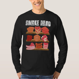 Rauchkopf-Räuchergrill-Barbecue-Fleischgrill T-Shirt
