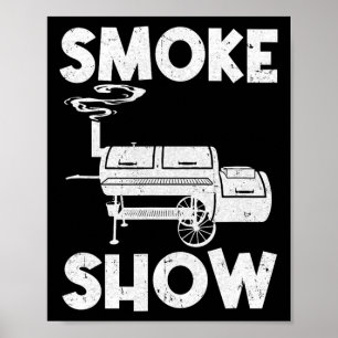 Rauchschau Grillen Smoker Grillen Grillen Rauchen Poster