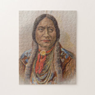 Rauchsignale: Lakota-Indianerschiff sitzt Bull