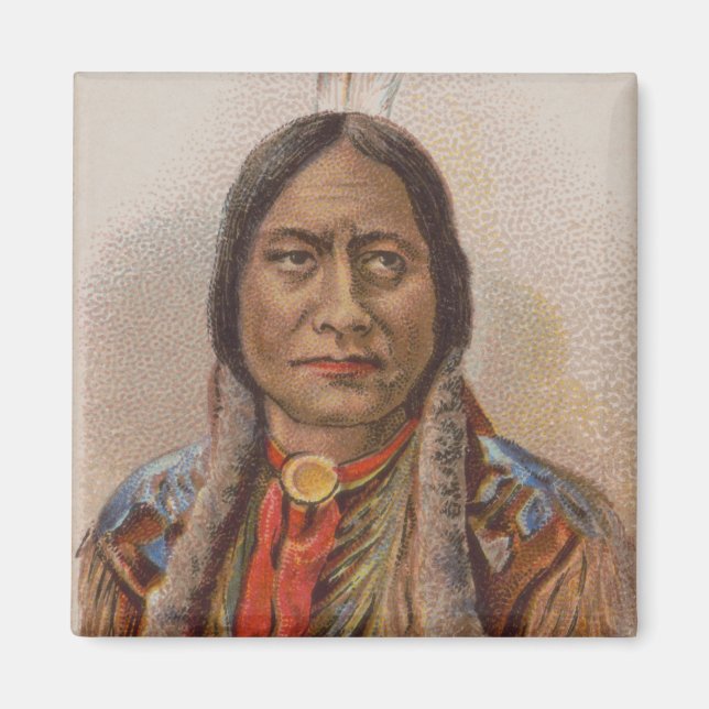 Rauchsignale: Lakota-Indianerschiff sitzt Bull Magnet (Vorne)