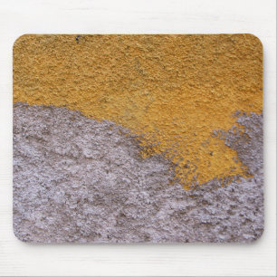 Raue Beton graue gelbe Bau-Wand Mousepad