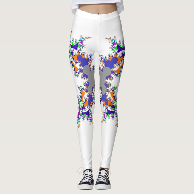 Raue Flügel Leggings (Vorderseite)