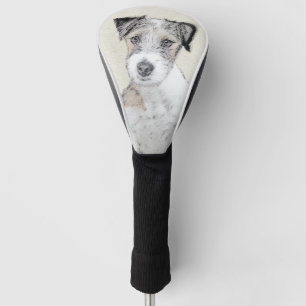 Raue Malerei Russells Terrier - ursprüngliche Golf Headcover
