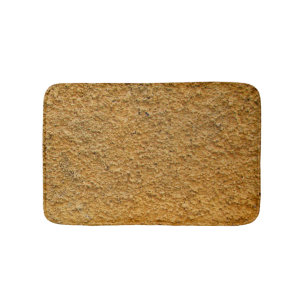 Raue rohe Beton gelbe Bau-Wand Badematte