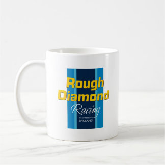 Rauer Diamant, der Tasse läuft