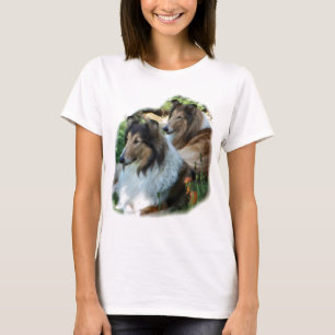 Raues Collie-Geschenk der Kunst T-Shirt