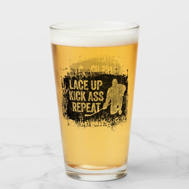 Rauf! Wiederholen. (Hockey) Glas (Vorne (Gefüllt))