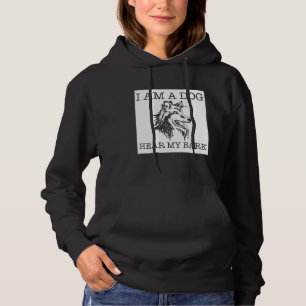 Rauhhaar Collie lustiger Hunde Liebhaber Geschenk Hoodie