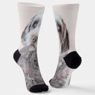 Rauhhaariger Griffon Malerei - Hundekunst Socken