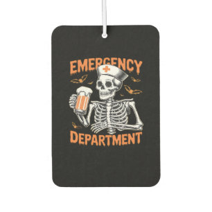 Raum 2 seitige Notaufnahme Halloween Krankenschwes Autolufterfrischer
