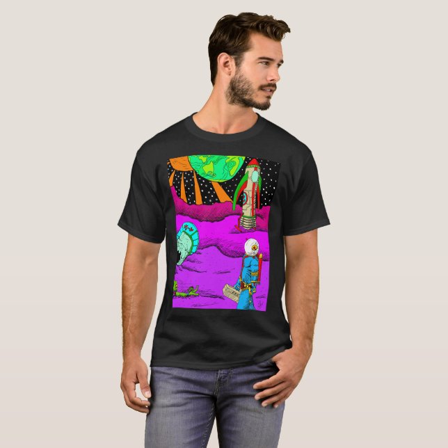 Raum-Abbruch T-shirt2 T-Shirt (Vorne ganz)