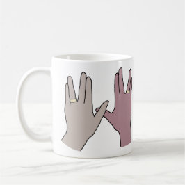 Raum-aliengeek-Nerd-Hochzeits-Liebe-Grafik-Tasse Kaffeetasse