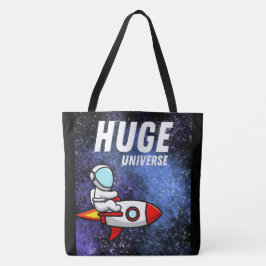 RAUM, ASTRONAUT, UFO, ROCKETSHIPS, UNIVERSUM TASCHE