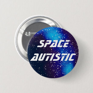 Raum-autistische kundengerechte Galaxie-Identität Button