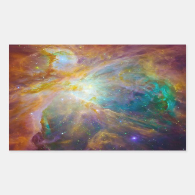 Raum - Chaos in Orion Rechteckiger Aufkleber (Vorderseite)
