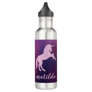Raum einhorn farbige Galaxie Edelstahlflasche