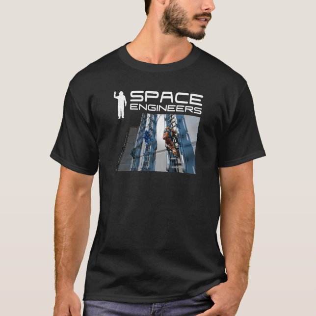Raum führt den T - Shirt der Männer - Leitern aus (Vorderseite)
