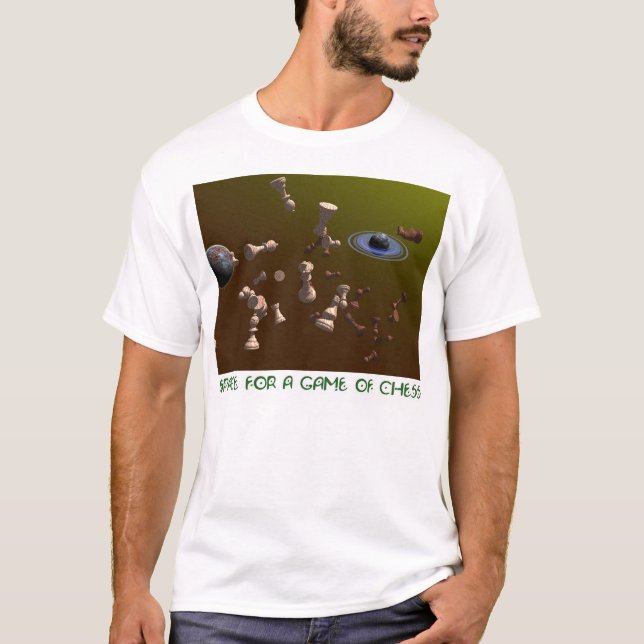 Raum für ein Spiel des Schachs T-Shirt (Vorderseite)